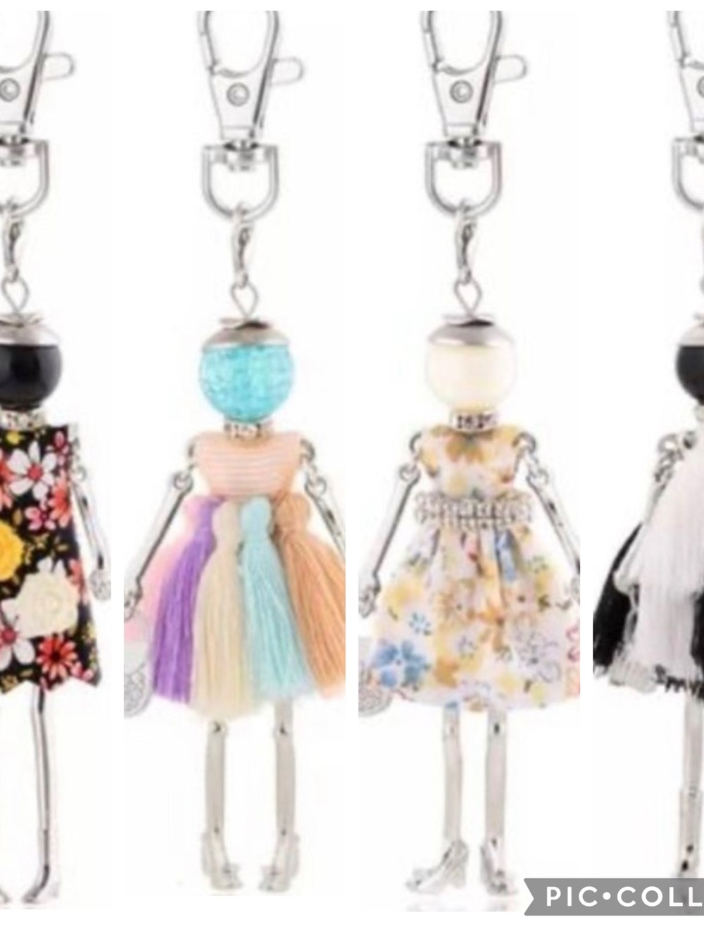 Bundle of4 Fun Fashion Wardrobe Friends Purse Clips